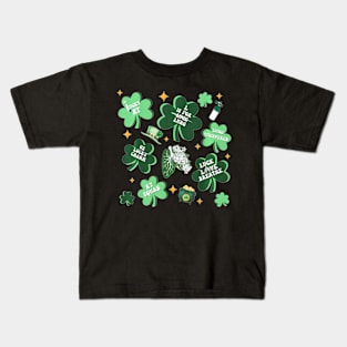 Respiratory Therapist St Patricks Day Rt Respiratory Therapy Kids T-Shirt